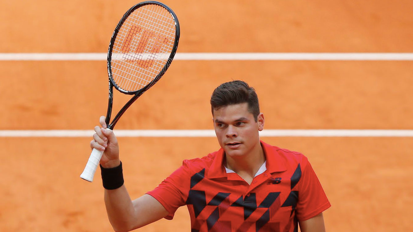 Milos Raonic was a French Open quarterfinalist this year. 