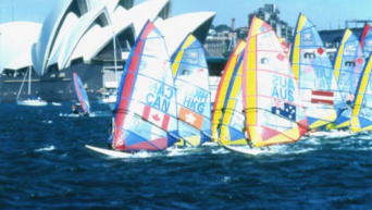 Caroll-Ann Alie en course à Sydney 2000.