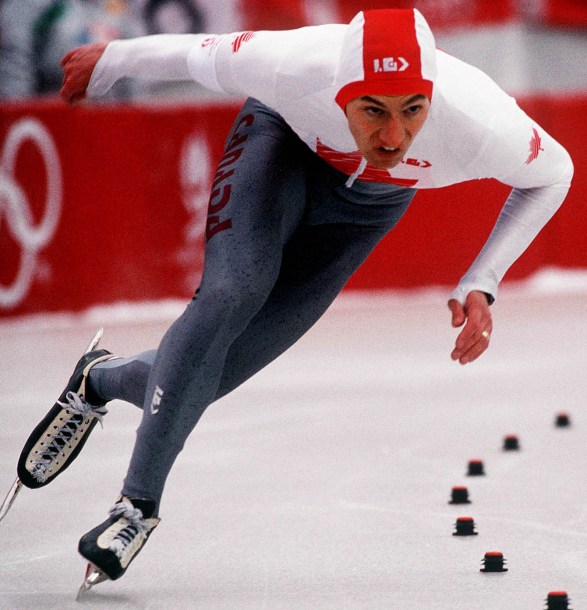 Robert Dubreuil en action sur la patinoire