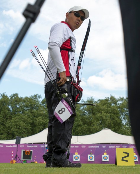 OLY COC London 2012 Crispin lors des Jeux olympiques de Londres en 2012.