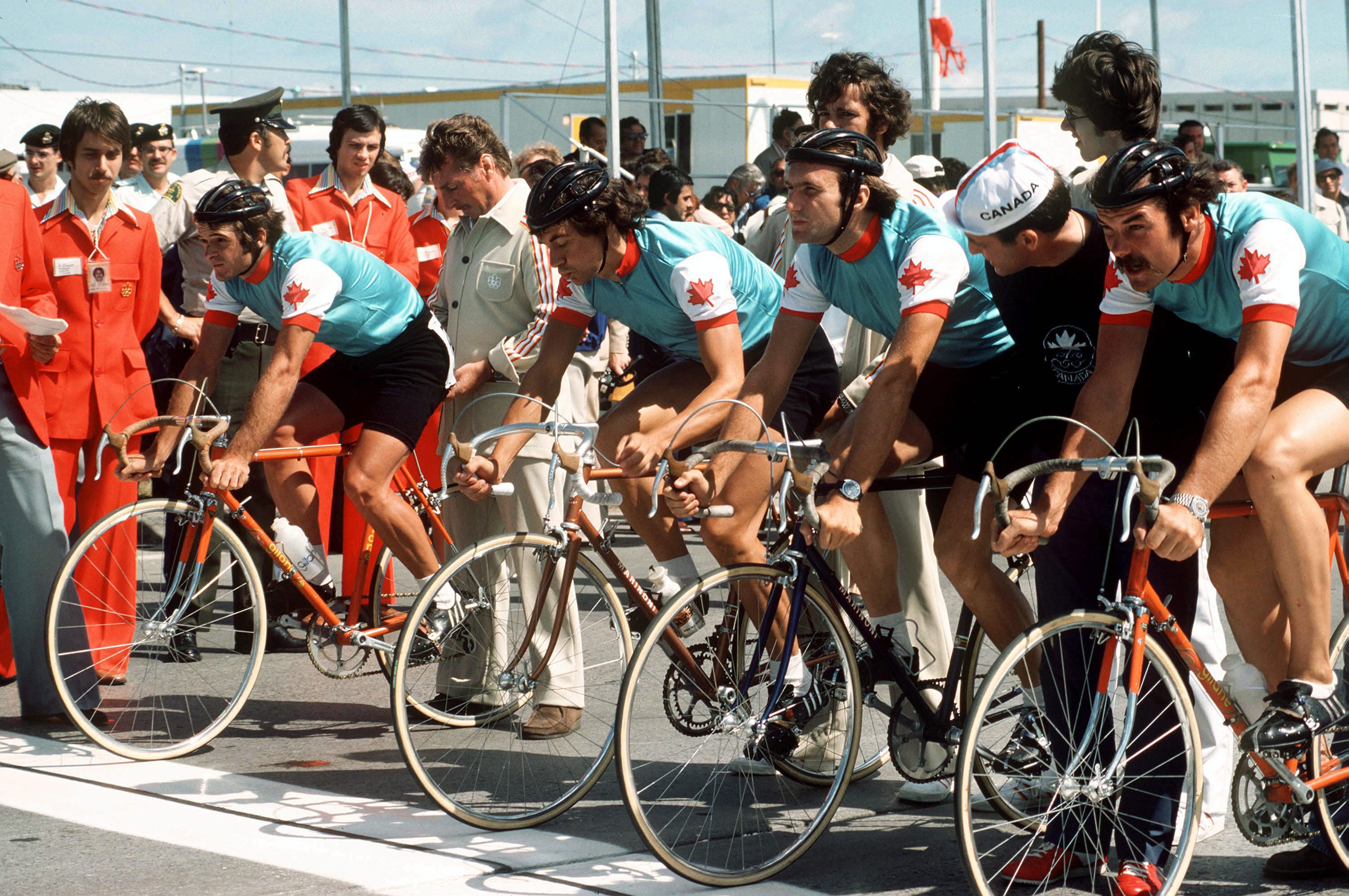 L'équipe masculine de cyclisme