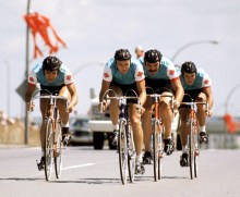 L'équipe masculine de cyclisme