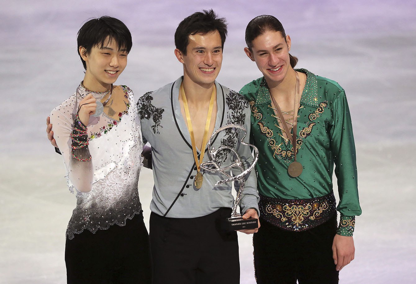 Yuzuru Hanyu, Patrick Chan, Jason Brown