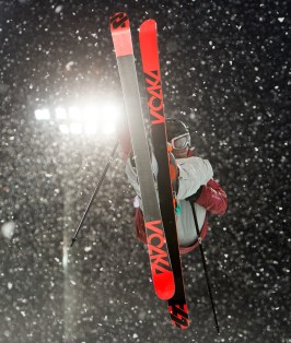 Ski acrobatique - demi-lune