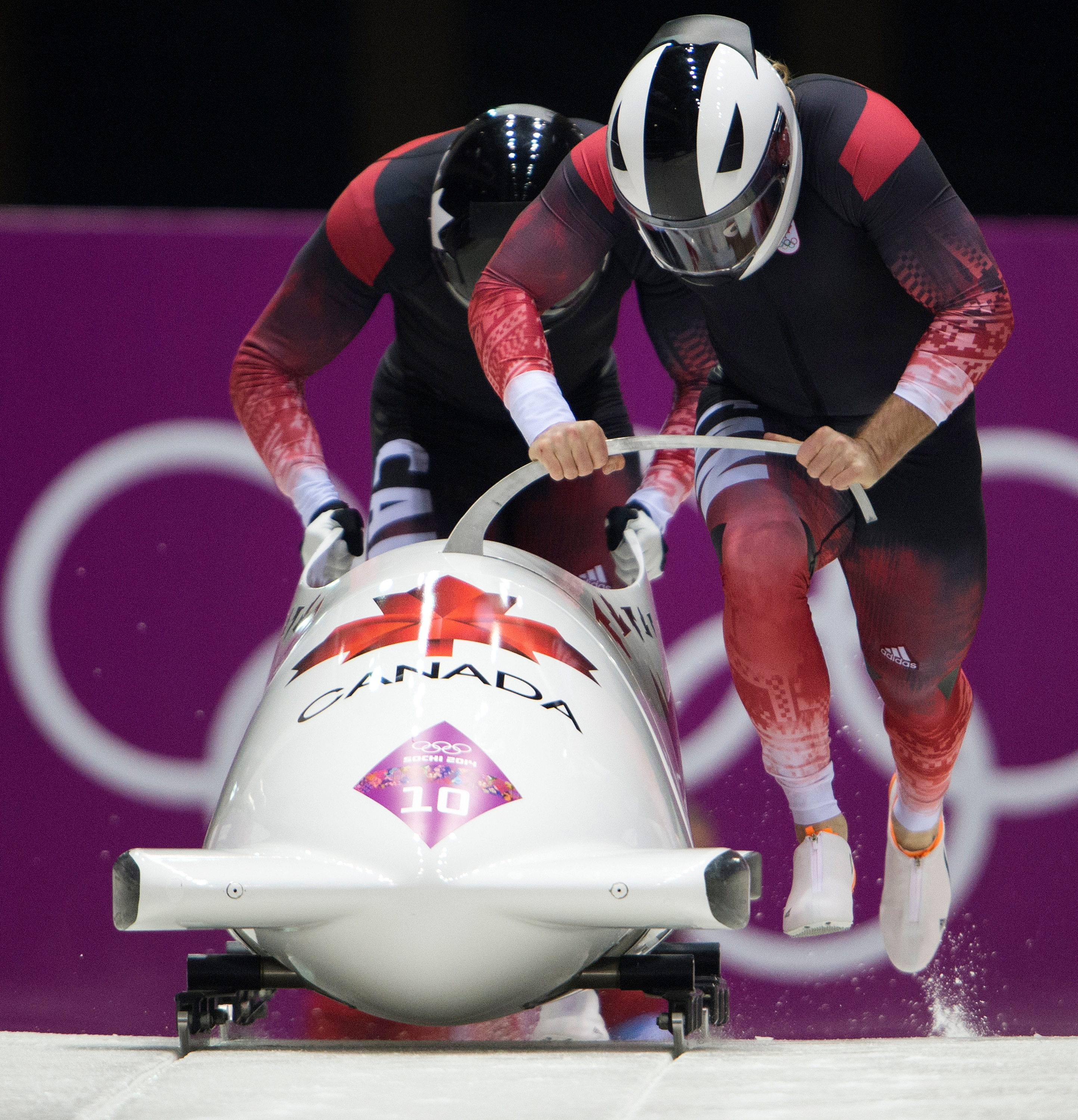 Justin Kripps et Bryan Barnett