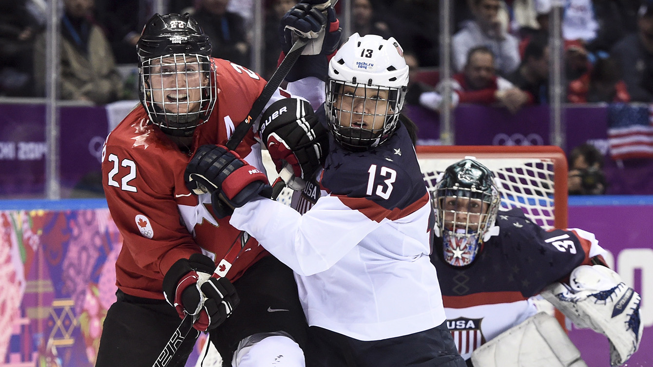 Hayley Wickenheiser Julie Chu Jessie Vetter