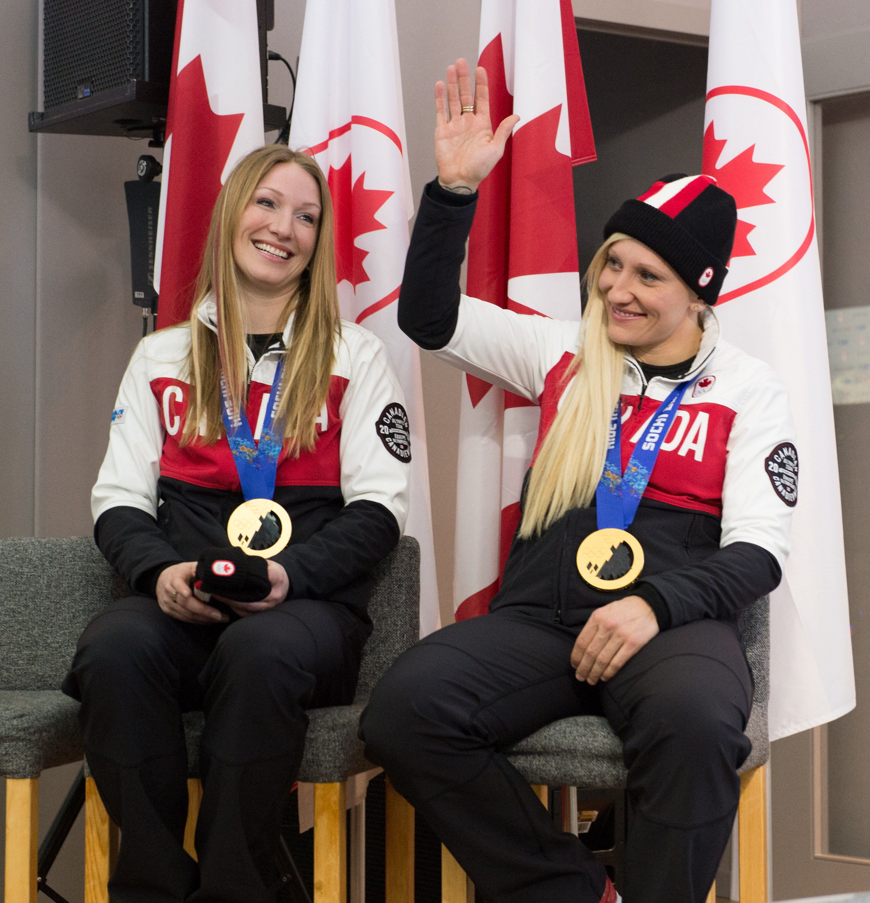 Kaillie Humphries et Heather Moyse