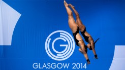 Meaghan Benfeito & Roseline Filion plonge vers l'or au 10m synchronisé à Glasgow.