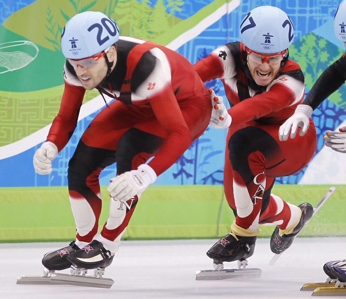 Olivier Jean pousse François-Louis Tremblay