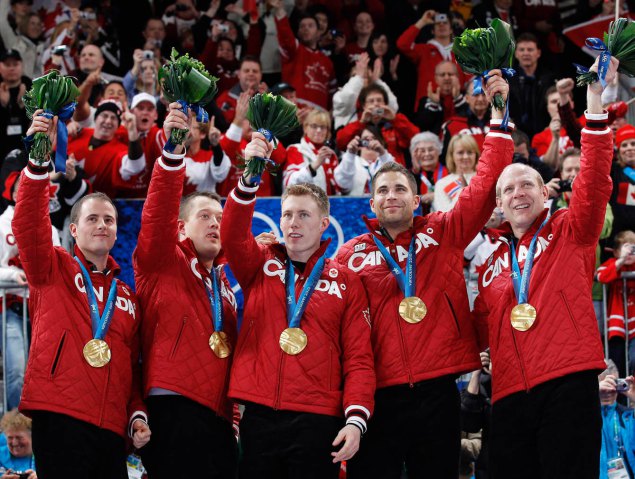 Ben Hebert, John Morris; Kevin Martin; Marc Kennedy; Adam Enright