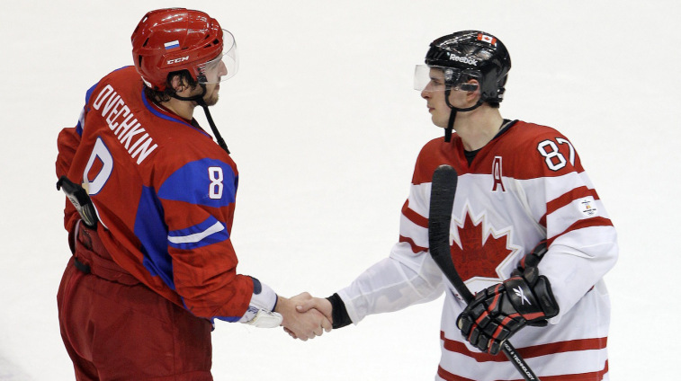 Alexander Ovechkin et Sidney Crosby