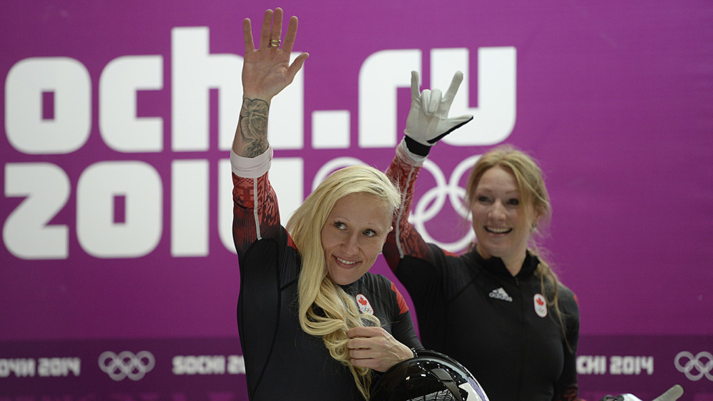 Kaillie Humphries et Heather Moyse ont gagné l'or à Sotchi, elles qui défendaient leur titre olympique.