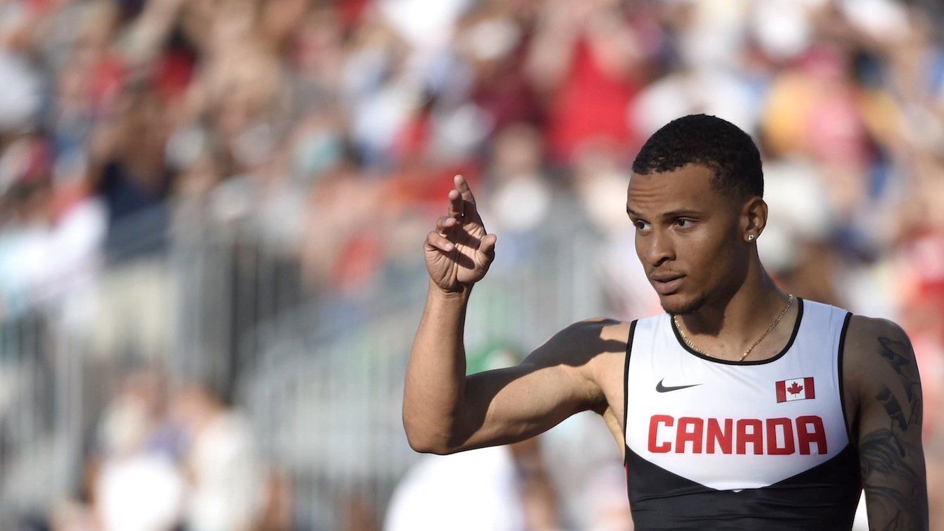 Andre De Grasse, le 22 juillet 2015.