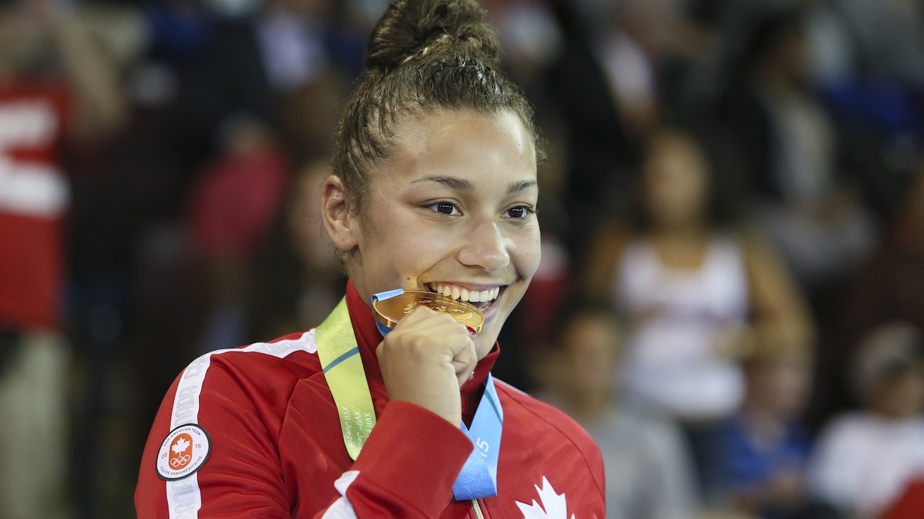 Braxton Stone-Papadopoulos - lutte libre 63 kg. Photo par Mike Ridewood/COC