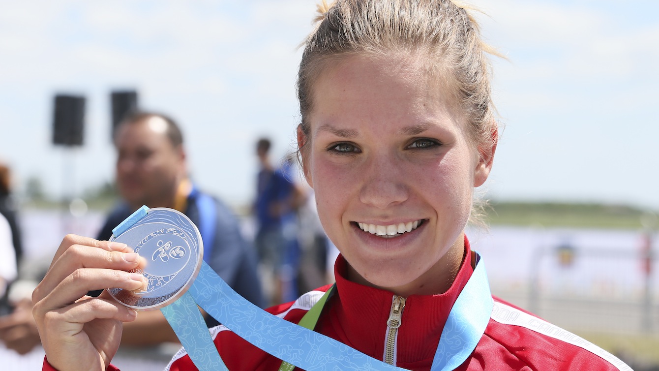 L’olympienne Jasmin Glaesser s’est emparée de la médaille d’argent en cyclisme sur route