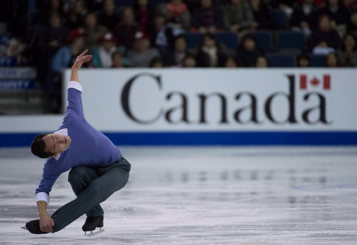 FIG Skate Canada 20151030 Patrick Chan (Crédit photo: THE CANADIAN PRESS/Jonathan Hayward)