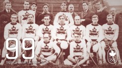 Jour 99 – équipe canadienne de crosse: Londres 1908, (or)