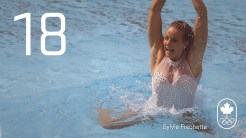 Jour 18 - Sylvie Fréchette : nage synchronisée (or)