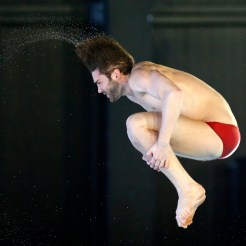 Maxim Bouchard lors de la Coupe Canada le 9 avril 2016 (Photo : Greg Kolz)