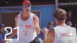 Jour 21 - John Child et Mar Heese : Atlanta 1996, volleyball de plage (bronze)