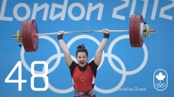 Jour 48 – Christine Girard : Londres 2012, haltérophilie (bronze)