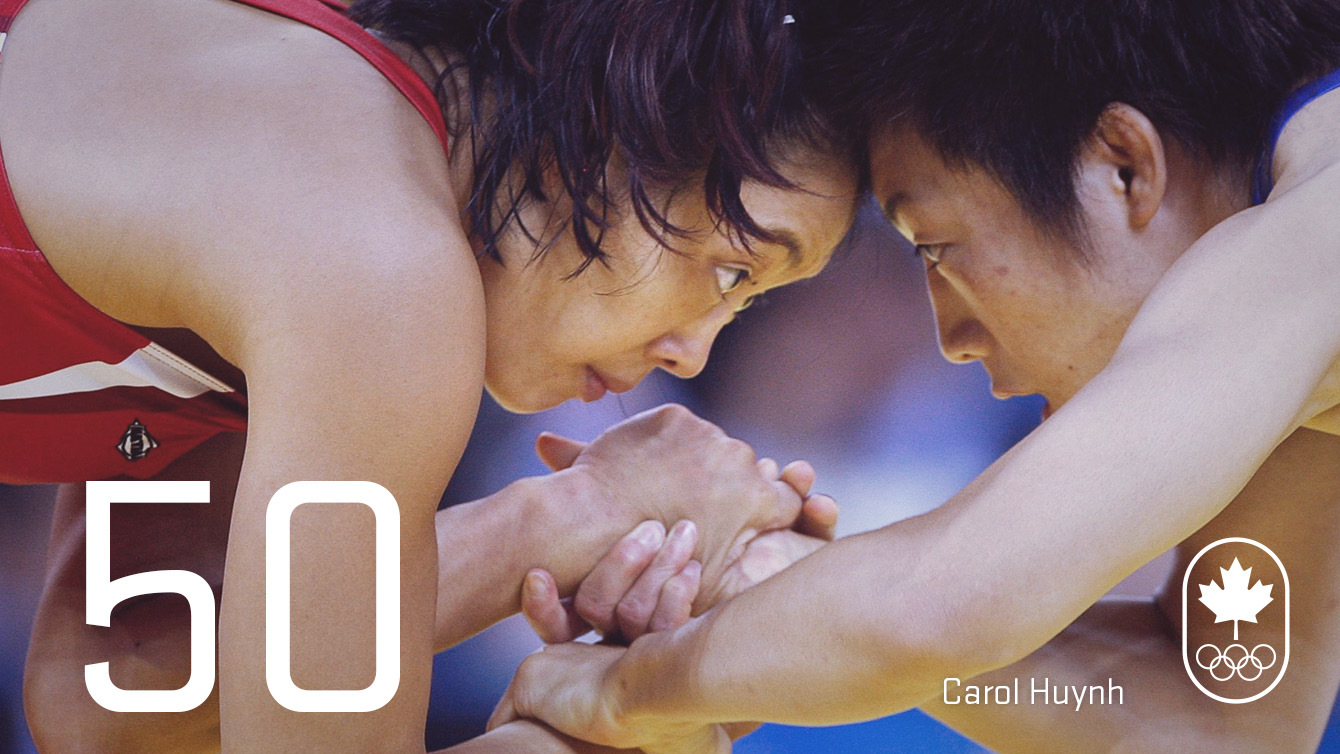 Jour 50 – Carol Huynh: Beijing 2008, Lutte (or)
