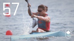 Jour 57 – Caroline Brunet: Atlanta 1996, sprint en kayak (argent)