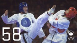 Jour 58 - Dominique Bosshart: Sydney 2000, taekwondo (bronze)