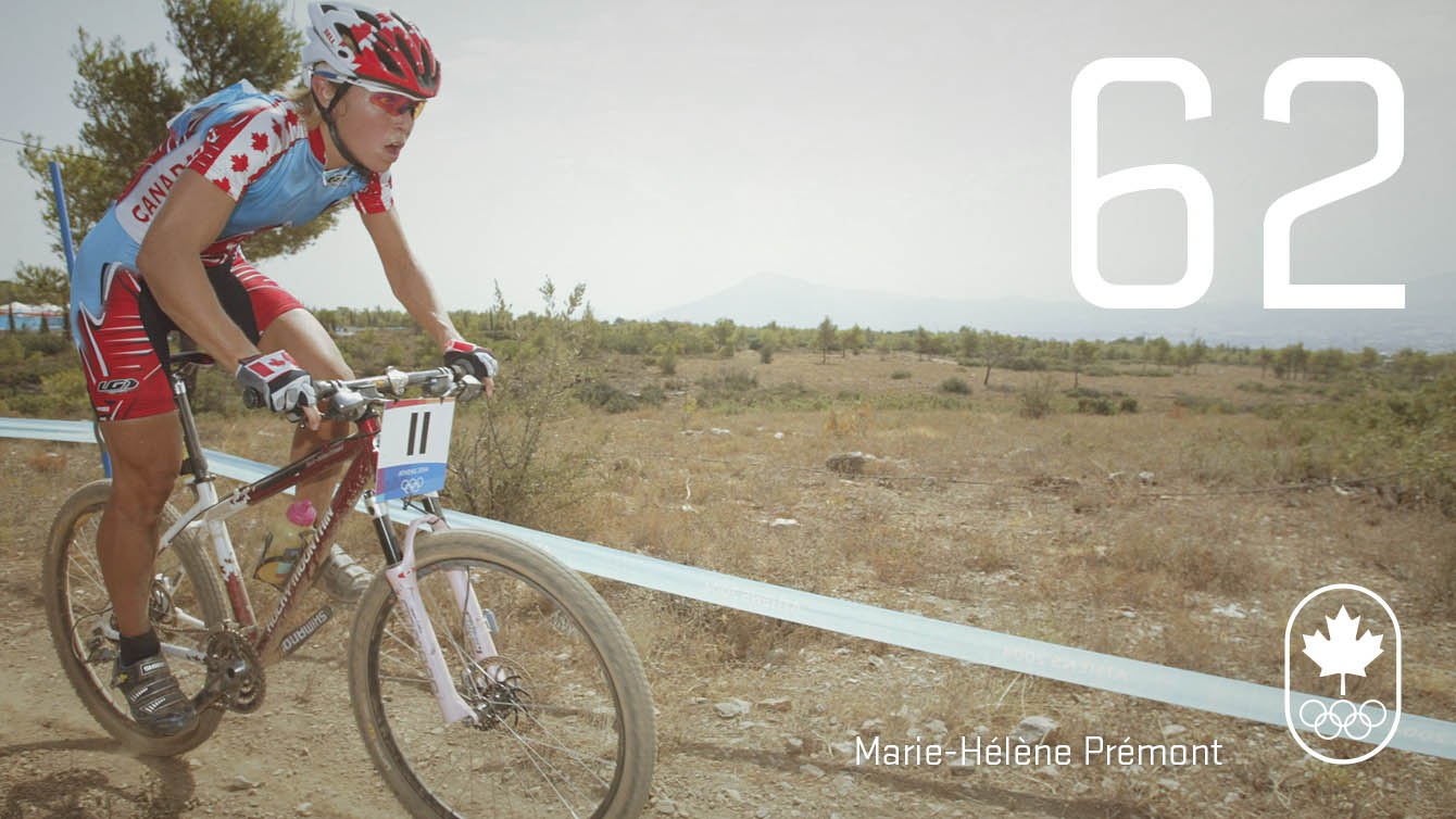 Jour 62 – Marie-Hélène Prémont: Athènes 2004, cyclisme (argent).