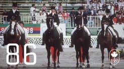 Jour 86 – Sport équestre: Seoul 1988, équipe de dressage (bronze)