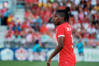 Kadeisha Buchanan, Canada c. Brésil, le 4 juin 2016, à Toronto.