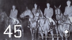 Jour 45 - Saut d'obstacles - équipes : Mexico 1968, sports équestres (or)