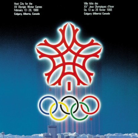 Affiche 1988 - Hiver Calgary Jeux de Calgary 1988