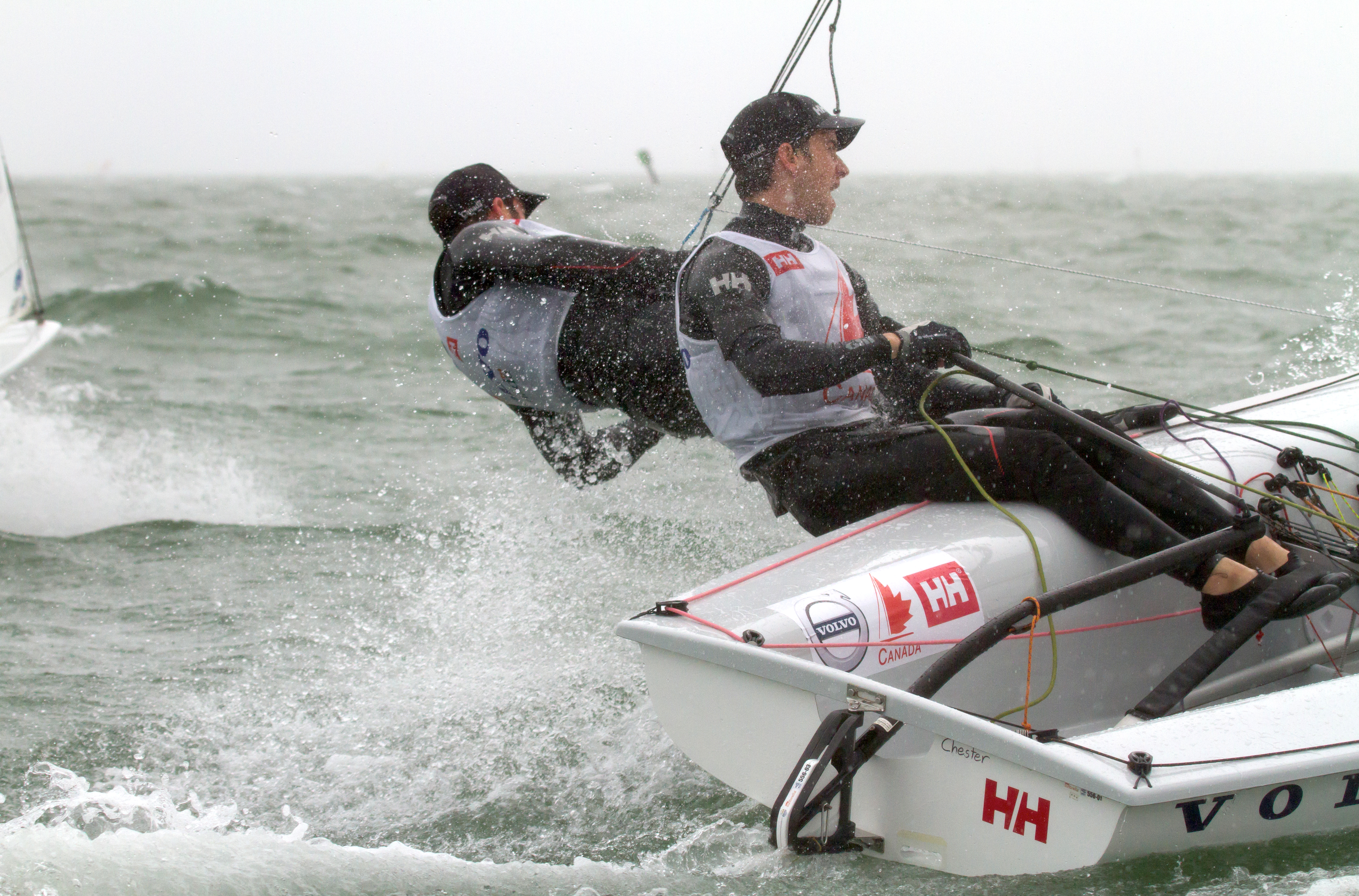 Les frères Jacob et Graeme Saunders en 470.