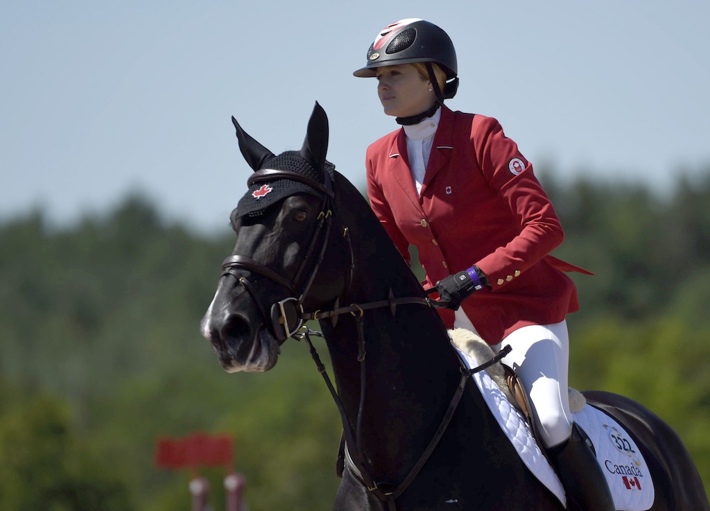 Tiffany Foster aux Jeux panaméricains de Toronto, en 2015.