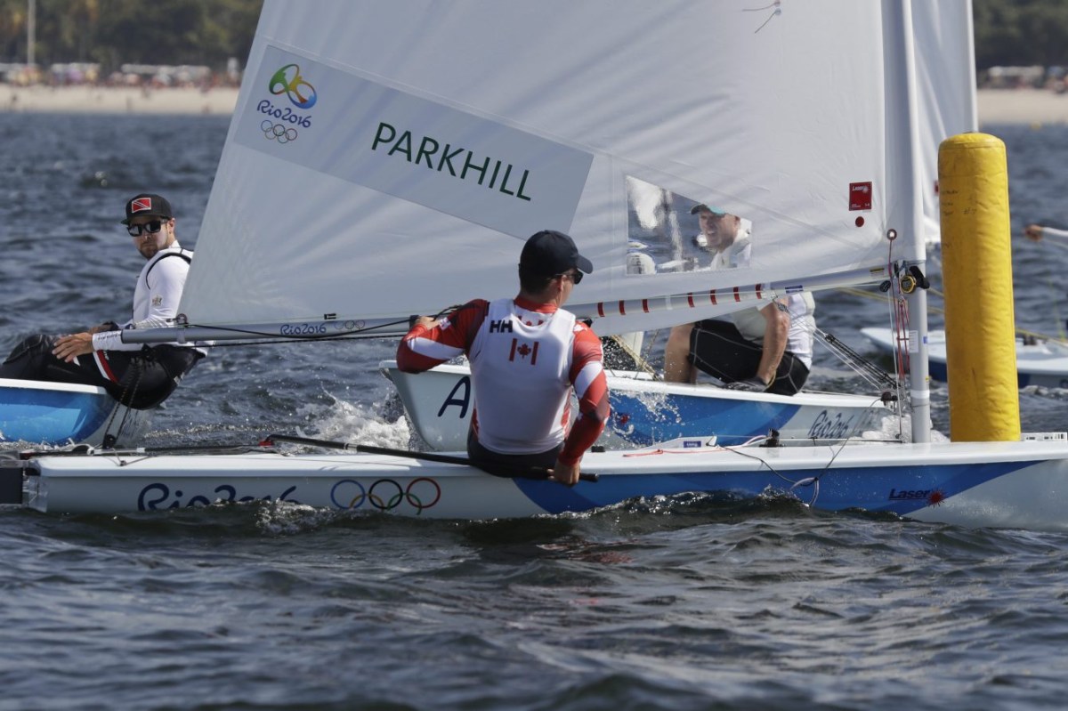 Lee Parkhill remonte tranquillement au classement général de la catégorie Laser.