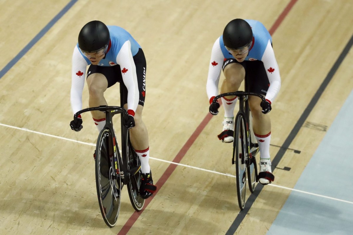 Monique Sullivan et Kate O'Brien se sont retrouvées dans la même vague de repêchage au sprint individuel.