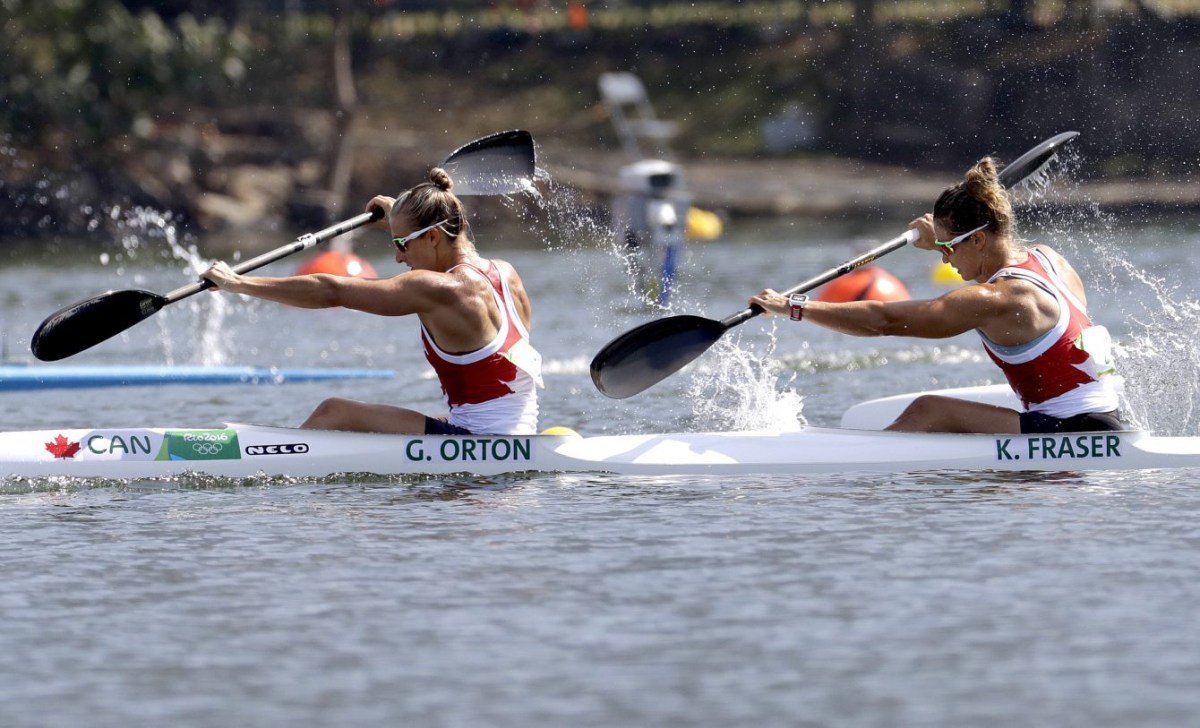 Equipe Canada - aviron - Genevieve Orton et KC Fraser - Rio 2016