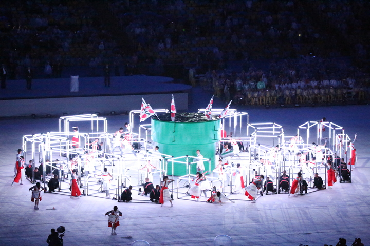 Cérémonie de clôture des Jeux olympiques de 2016, à Rio. Photo : COC