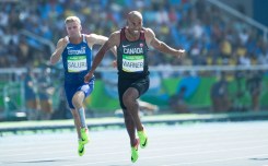 Damian Warner, décathlon aux Jeux de 2016, à Rio. COC Photo by Stephen Hosier