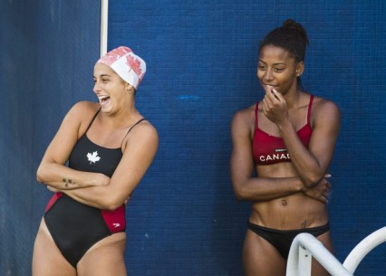 diving_training_markblinchphoto146-e1470408051361 Entraînement de l'équipe canadienne de plongeon aux Jeux olympiques de Rio, le 4 août 2016. (COC Photo/Mark Blinch)
