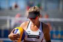 Heather Bansley aux finales World Tour Swatch FIVB de Toronto (Photo/Thoas Skrlj)