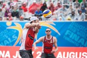 Schachter et Binstock aux finales World Tour Swatch FIVB de Toronto (Photo/Thoas Skrlj)