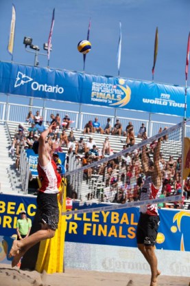 Schachter aux finales World Tour Swatch FIVB de Toronto (Photo/Thoas Skrlj)