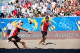 Saxton et Schalk aux finales World Tour Swatch FIVB de Toronto (Photo/Thoas Skrlj)