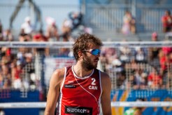 Saxton aux finales World Tour Swatch FIVB de Toronto (Photo/Thoas Skrlj)