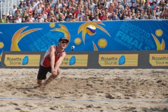 Schalk aux finales World Tour Swatch FIVB de Toronto (Photo/Thoas Skrlj)