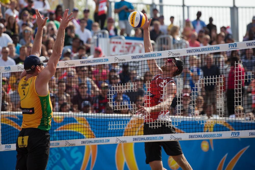 Schalk aux finales World Tour Swatch FIVB de Toronto (Photo/Thoas Skrlj)