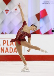 Kaetlyn Osmond aux Championnats canadiens, le 21 janvier 2017 (Photo : Greg Kolz)