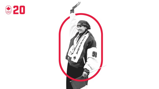 100 COUNTDOWN 20 HOR Après avoir participé à la démonstration du courte piste à Calgary 1988, Susan Auch est revenue au grand anneau à Lillehammer 1994 où elle a remporté l’argent au 500 m, faisant d’elle la première Canadienne à gagner une médaille en longue piste depuis 1976. Elle a répété l’exploit à Nagano 1998, partageant le podium avec Catriona Le May Doan. SOIS UNE MENEUSE.